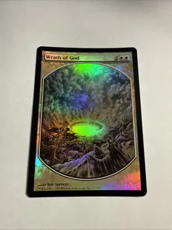 MTG Magic the Gathering Wrath of God (1/7) Magic Player Rewards 2007 LP FOIL - Image 1