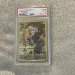 PSA 9 MINT 2022 POKEMON SWSH FA/PIKACHU LOST ORIGIN TG05/TG30 - Image 1