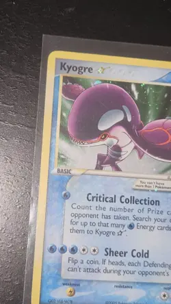 Pokemon Ultra Rare Gold Star-Holo Kyogre 112/113 Delta Species - Image 4