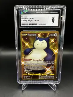 2021 Pokemon Snorlax Chilling Reign 224/198 CGC Mint 9 - Image 1