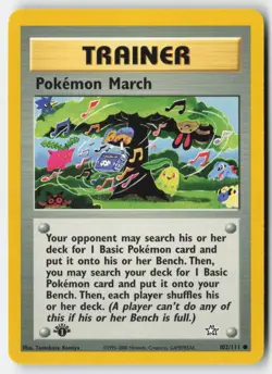 Pokemon - Pokemon March #102/111 - Neo Genesis 1st Edition - Image 1
