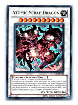 Atomic Scrap Dragon - STOR-EN043 - Ultra Rare Yugioh - Image 1
