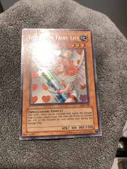 YuGiOh - Injection Fairy Lily LOD-100 Secret Rare Unlimited Edition - LP - Image 4