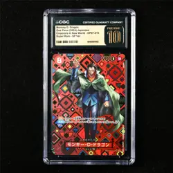CGC 10 PRISTINE 2024 One Piece JPN Monkey D. Dragon OP07-015 SR.SP Ver - Image 1