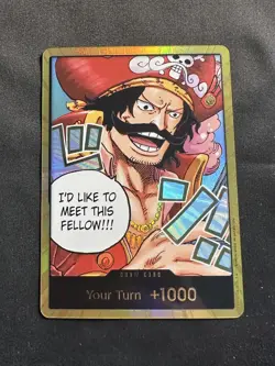 DON!! Card (Gol.D.Roger) (Gold) Carrying On His Will Foil - Image 1
