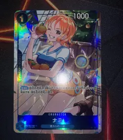 Nami P-053 P (Full Art Foil) PRB-01 Premium Card The Best ONE PIECE Japanese NM - Image 1