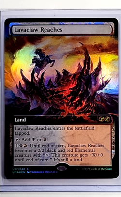 MTG Magic the Gathering UMA Ultimate Masters Box Topper Foil Lavaclaw Reaches - Image 1