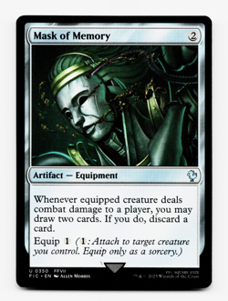 Mask of Memory [Commander: Final Fantasy] MTG Magic - NM/M - Image 1
