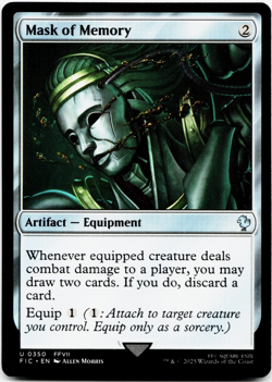 Mask of Memory [Commander: Final Fantasy] MTG Magic - NM/M - Image 3