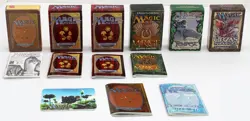 Magic: The Gathering (MTG) - Vintage Empty Starter Booster Boxes and Manuals Lot - Image 1