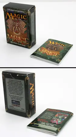 Magic: The Gathering (MTG) - Vintage Empty Starter Booster Boxes and Manuals Lot - Image 5