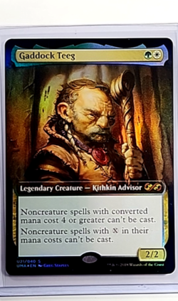 MTG Magic the Gathering UMA Ultimate Masters Box Topper Foil #U21 Gaddock Teeg - Image 1