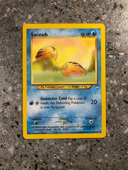 Pokemon TCG Cards Swinub 84/105 Neo Destiny NM - Image 1