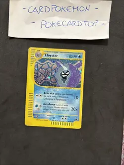 Pokemon Card Cloyster 8/16- Expedition-Ita-Holo-Swirl-Exc! - Image 1
