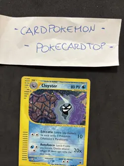 Pokemon Card Cloyster 8/16- Expedition-Ita-Holo-Swirl-Exc! - Image 2