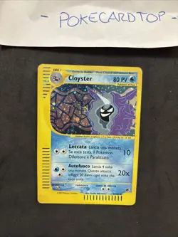 Pokemon Card Cloyster 8/16- Expedition-Ita-Holo-Swirl-Exc! - Image 4
