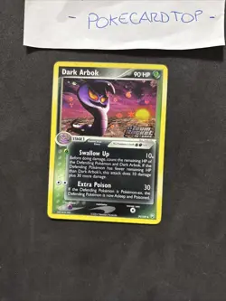 Pokemon Card Dark Arbok 29/109-eng-Holo-EX Team Rocket Returns-stamped-Nm/mint! - Image 3
