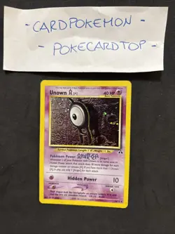 Pokemon Card Unown 14/75-Neo Discovery Eng-Holo-Good! - Image 1
