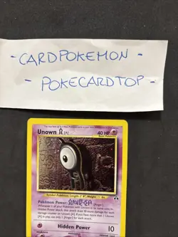 Pokemon Card Unown 14/75-Neo Discovery Eng-Holo-Good! - Image 2