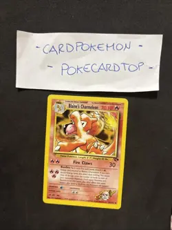 Pokemon Card Blaine's Charmeleon 31/132-Gym Challenge-Eng-No Holo-nm/mint! - Image 1