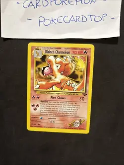 Pokemon Card Blaine's Charmeleon 31/132-Gym Challenge-Eng-No Holo-nm/mint! - Image 3