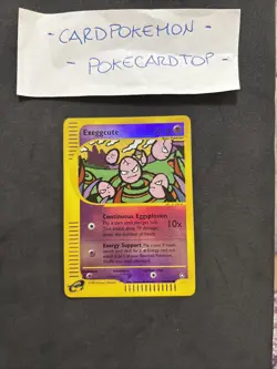 Pokemon Card Exeggcute 77/147-Eng-Holo Reverse-Nm/mint! - Image 1