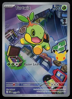 Turtwig - 040 Mega Evolution Promo MEP Holo Promo First Partner Pokemon LP - Image 1