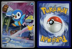 Piplup - 042 Mega Evolution Promo MEP Holo Promo First Partner Pokemon NM - Image 3