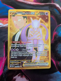 Team Rockets Mewtu ex 240/182 Deutsch NM Secret Rare Pokemon Karte - Image 1