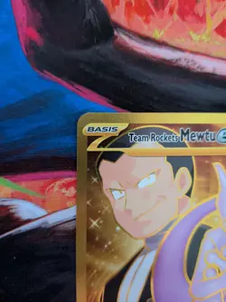 Team Rockets Mewtu ex 240/182 Deutsch NM Secret Rare Pokemon Karte - Image 2
