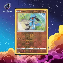 Carte Pokemon Riolu 071/159 Reverse Zenith Supreme Francais - Image 1