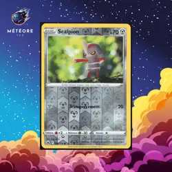 Carte Pokemon Scalpion 092/159 Reverse Zenith Supreme Francais - Image 1