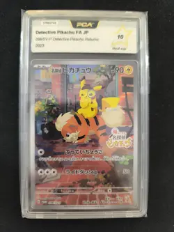 PCA 10 Detective Pikachu 098/SV-P Promo Carte Pokemon Japonaise 2023 - Image 1