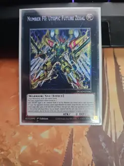 DUAD-EN042 Number F0: Utopic Future Zexal Starlight Rare YuGiOh! - Image 1