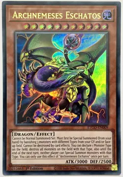 ETCO-EN009 Archnemeses Eschatos - Ultra Rare 1st Edition Lightly Played YuGiOh - Image 1