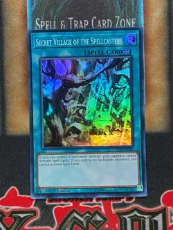 Yugioh Secret Village Of The Spellcasters INCH-EN043 Super Rare 1st Ed NM - Image 1