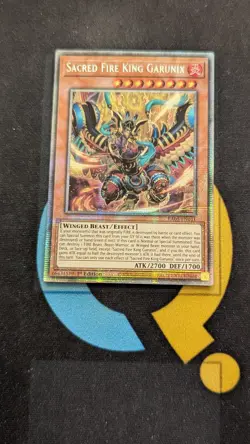 RA05-EN031 Sacred Fire King Garunix Starlight Rare 1st Ed YuGiOh - Image 1