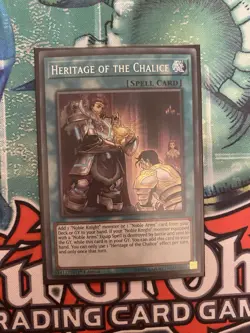 Yugioh Heritage Of The Chalice MP19-EN224 1st edition Prismatic secret rare NM - Image 5