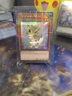 Yu-Gi-Oh! TCG Babycerasaurus Quarter Century Secret Rare Stampede RA04-EN131 NM - Image 1