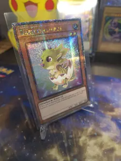 Yu-Gi-Oh! TCG Babycerasaurus Quarter Century Secret Rare Stampede RA04-EN131 NM - Image 2