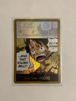 One Piece Gold DON!! OP15 Luffy Golden Bell - Adventure On Kamis Island ENGLISH - Image 1