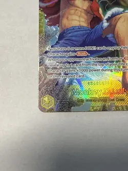 Monkey.D.Luffy OP15-119 SEC Adventure On Kamis Island One Piece Card Game Bandai - Image 4