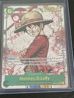 One Piece Monkey D. Luffy OP13-118 Parallel English - Image 3