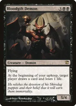 MTG - Bloodgift Demon - Innistrad - X1 - (LP) - - Image 1