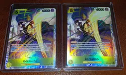 ONE PIECE 2x Borsalino EB04-058 SR Adventure On Kami’s Island OP15 ENG - Image 1