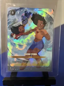 Raging Storm Winterspell Disney Lorcana Enchanted Holo 225/204 - Image 1