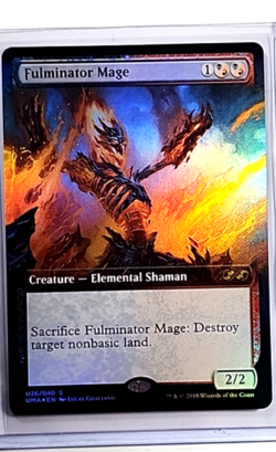 MTG Magic the Gathering UMA Ultimate Masters Box Topper Foil U26 Fulminator Mage - Image 1