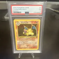 2000 Pokemon Base Set 2 Charizard Holo #4 PSA 5 EX - Vintage WOTC - Image 1