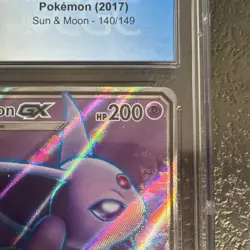CGC 9 Espeon GX (Full Art) 140/149 2017 Sun & Moon Pokemon 140/149 - Image 5