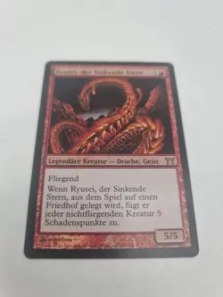 ⚡MTG Ryusei der Sinkende Stern FOIL Kamigawa Selten Sammler Sammlung TCG Magic⚡ - Image 3